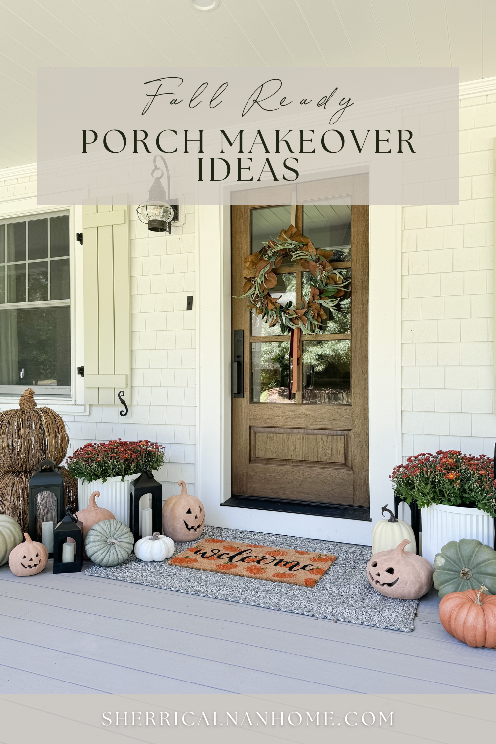 Fall Ready: Porch Makeover Ideas | fall porch, fall inspo, fall decorating, fall decor, autumn decor, autumn porch, halloween porch, halloween inspo, halloween decor, halloween porch, fall ready porch