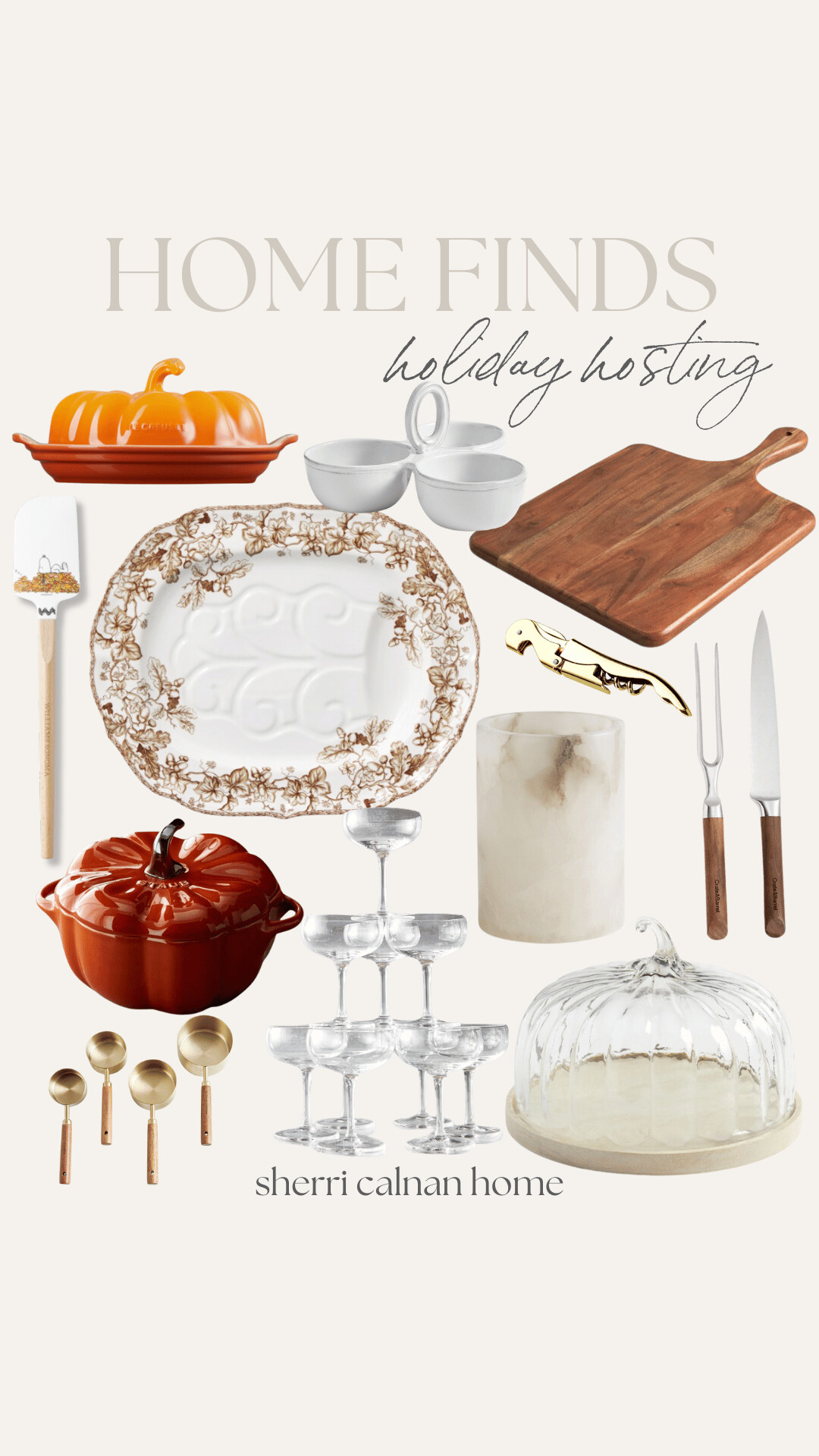 Harvest Hosting Tablescape Essentials for Thanksgiving | hosting, holiday hosting, tablescape, thanksgiving dinner, thanksgiving hosting, hosting essentials, bakeware, cookware, serving utensils