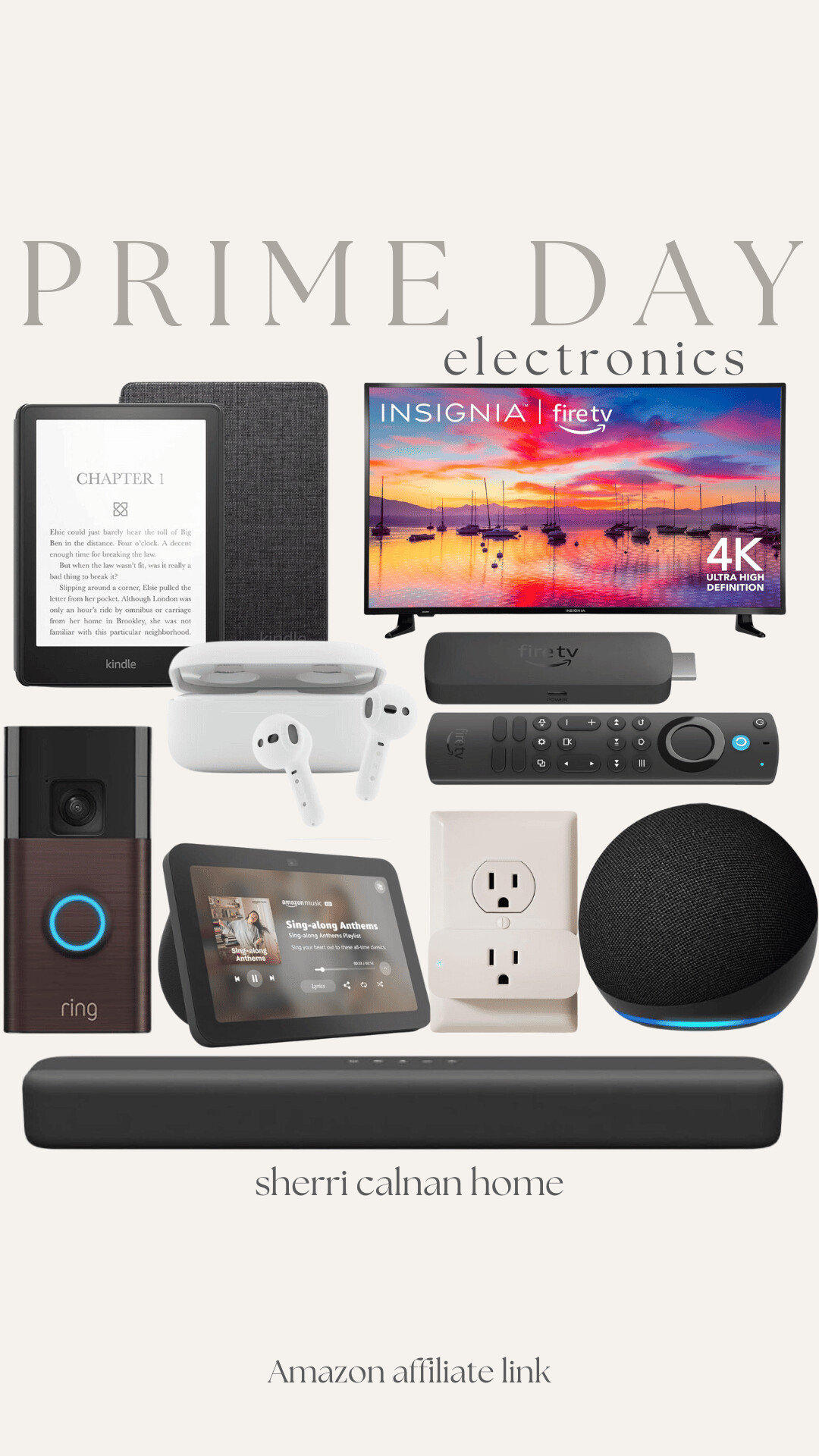 amazon prime day electronics collage