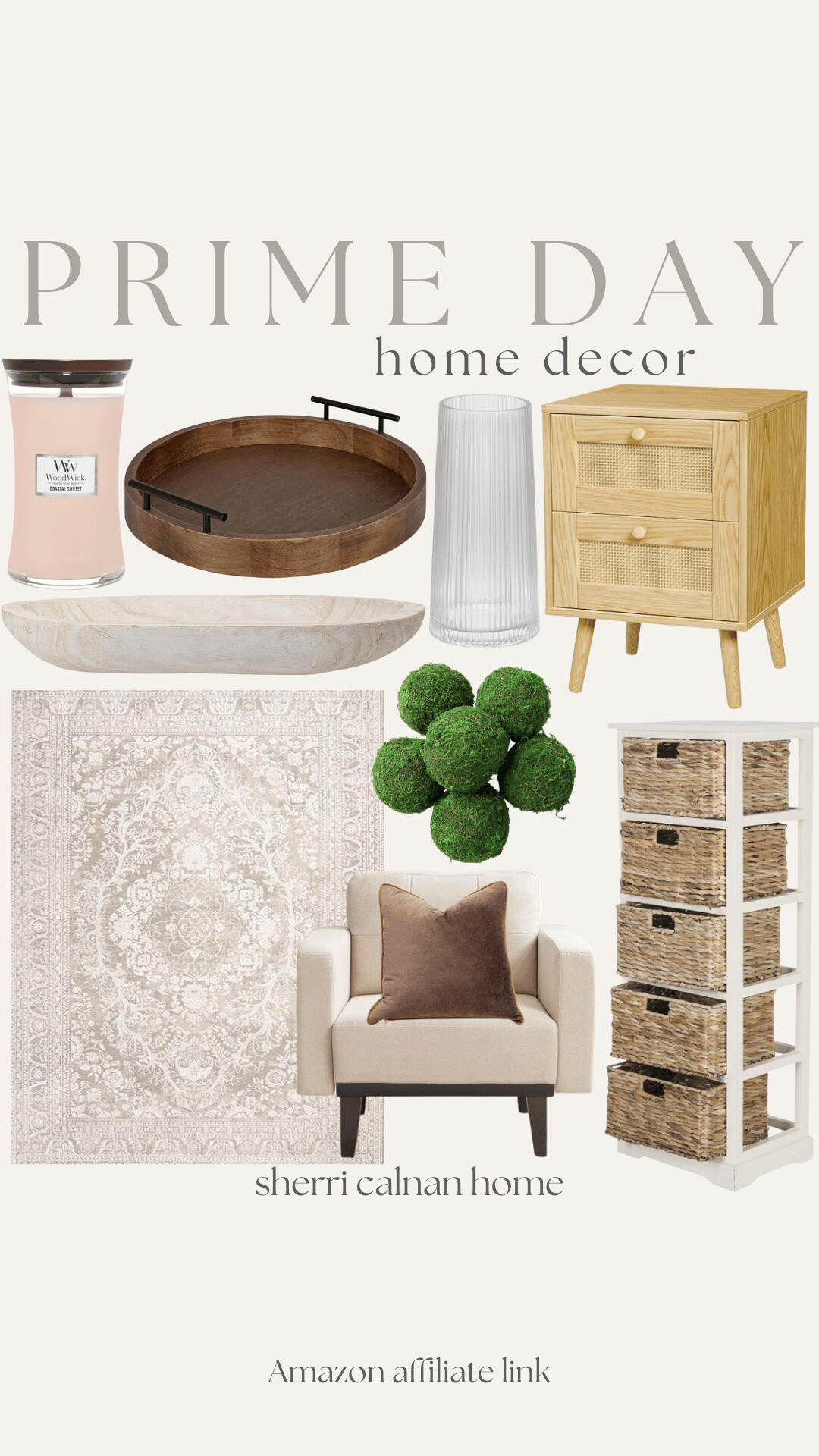 amazon prime day home decor collage 