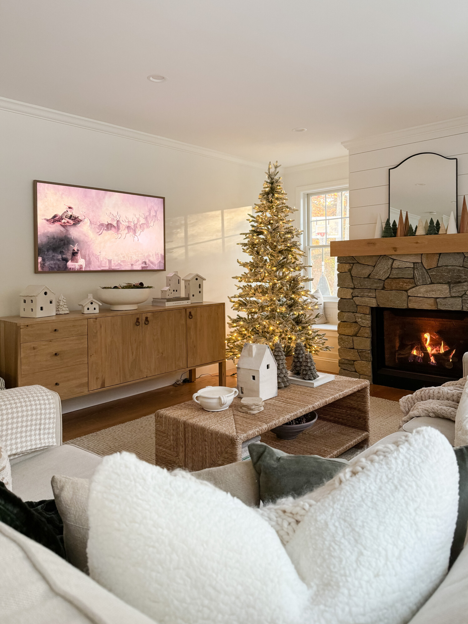 make it merry my personal favorite holiday decor finds | holiday, holiday home, holiday home decor, christmas, christmas decor, living room inspo, christmas favorites, christmas village