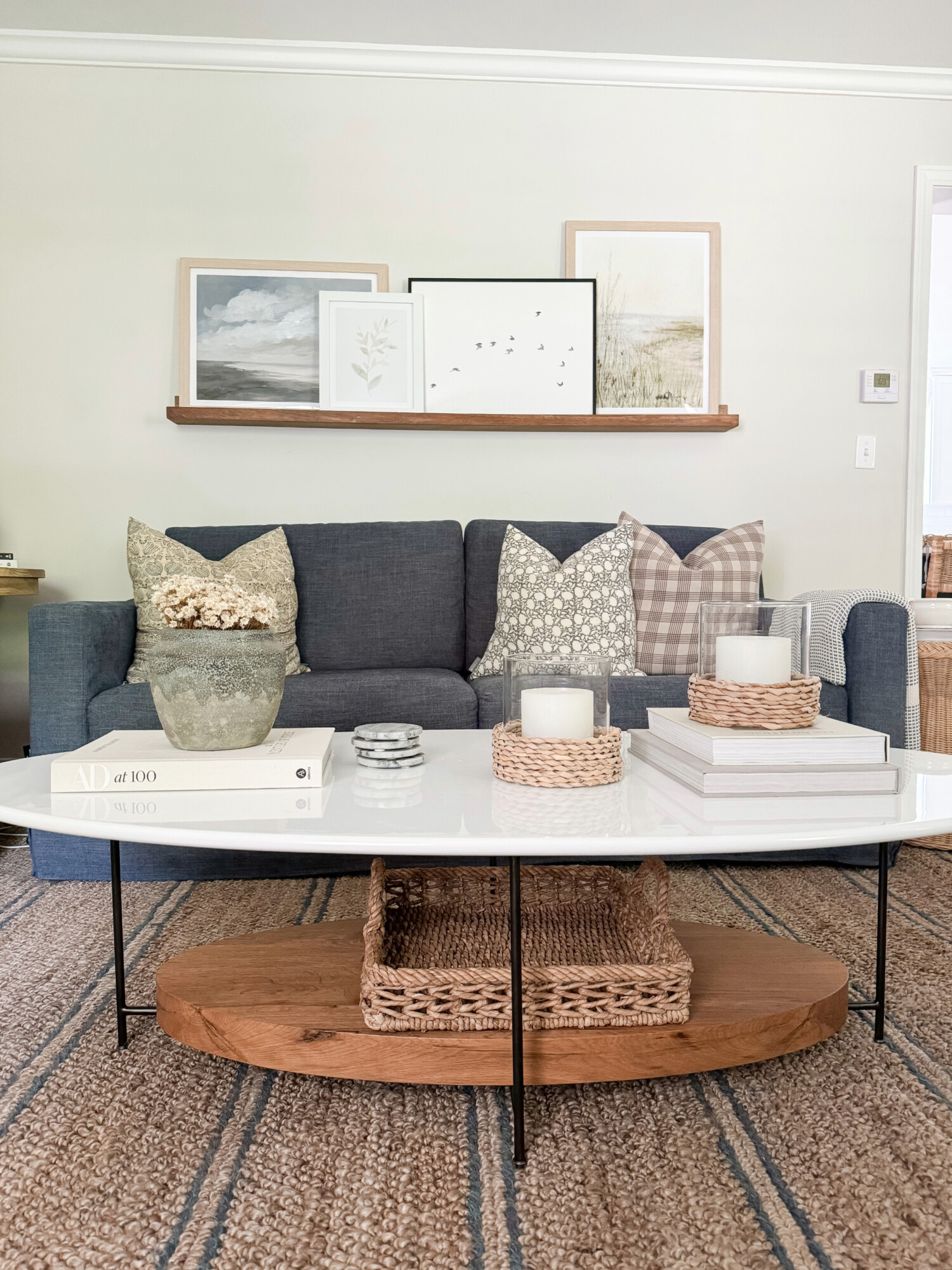 modern coastal living room