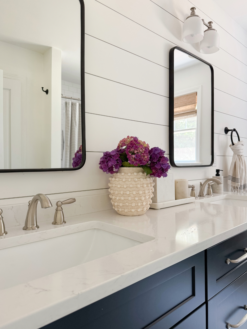 light and airy bathroom